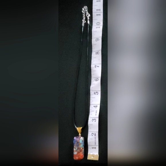 7 Chakra Orgone Energy Healing EMF Protection Pendant Necklace - Picture 9 of 11